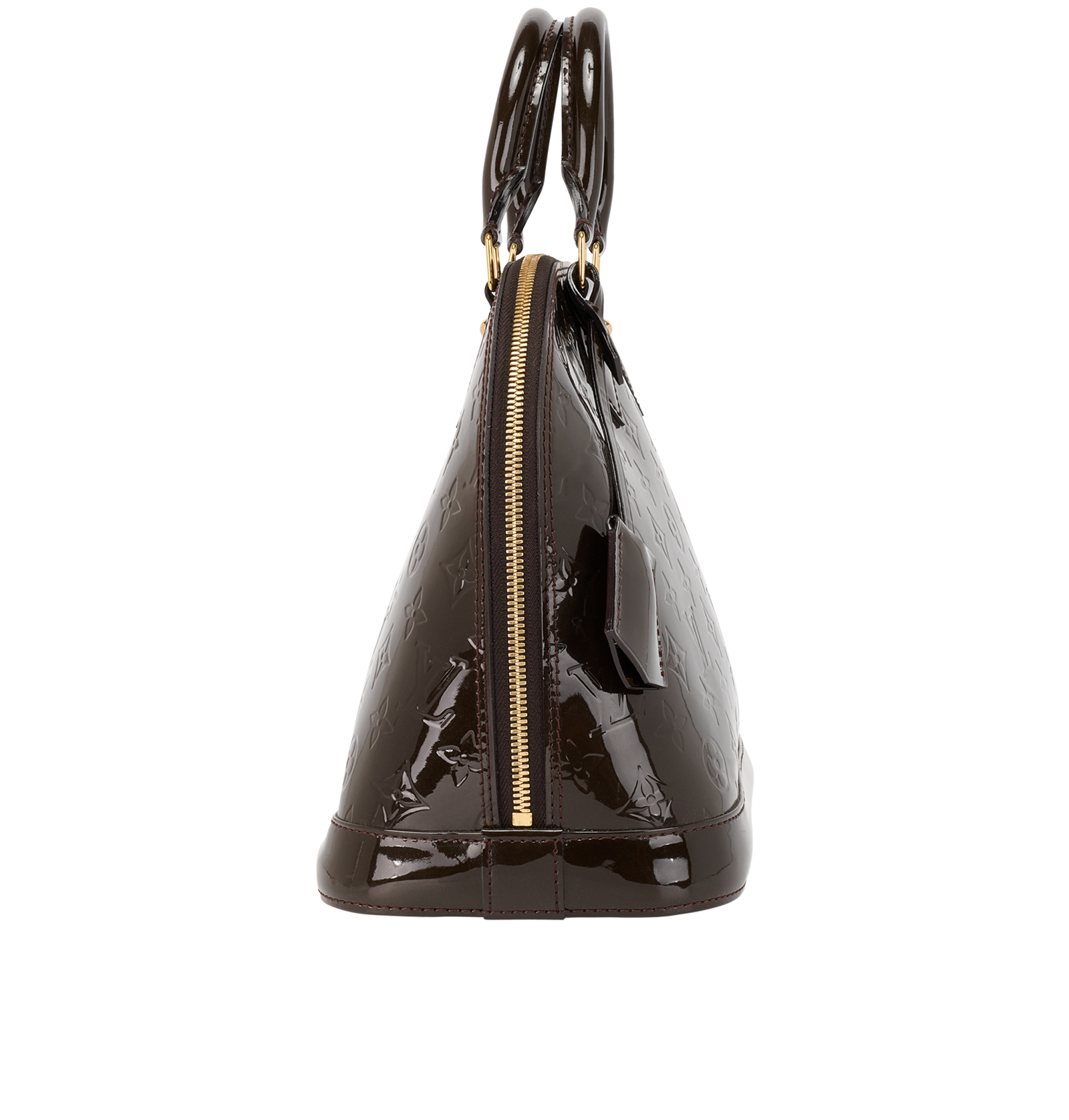 Alma MM, &pound;695, Handbags, Brown, Leather, Side view